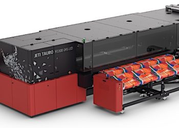 AGFA DEBUTS JETI TAURO H3300 UHS INKJET PRINTER WITH VARNISH