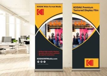 NEW KODAK PREMIUM TEXTURED DISPLAY FILM – PRINTS DOUBLE-SIDED FOR MAXIMUM IMPACT
