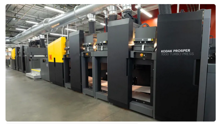 KODAK MAKES FIRST PROSPER 7000 TURBO SALE