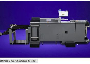 DUPLO UNVEILS DSM-1000 AS ITS FIRST FLATBED DIE-CUTTER