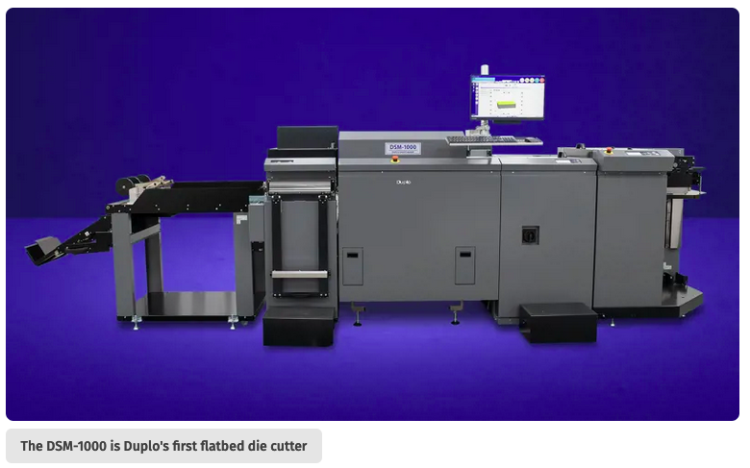 DUPLO UNVEILS DSM-1000 AS ITS FIRST FLATBED DIE-CUTTER