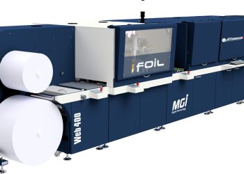 KONICA MINOLTA LAUNCHES THE JETVARNISH 3D WEB 400 PRESS