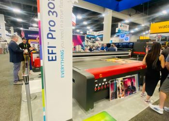 EFI SHOWCASES DIGITAL POSSIBILITIES WITH BRAND-NEW HYBRID AND FLATBED LED INKJET PRINTERS AT INTERNATIONAL SIGN EXPO